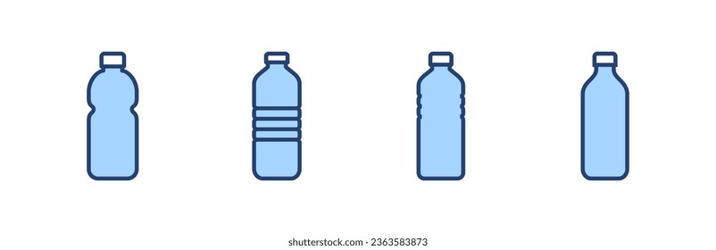 Bottle icon vector. bottle sign and symbol