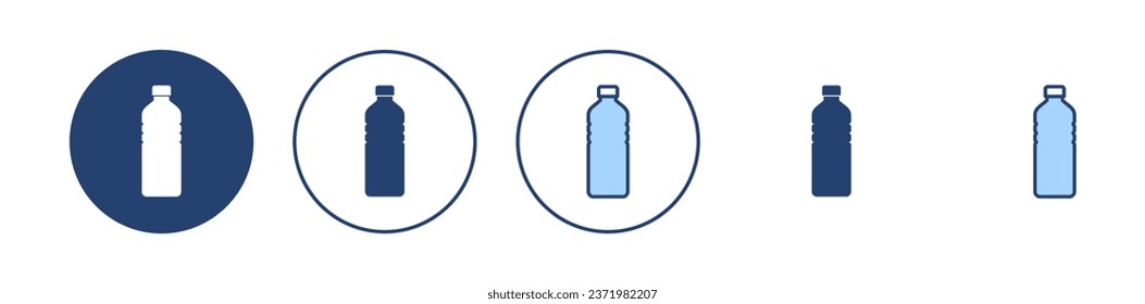 Bottle icon vector. bottle sign and symbol