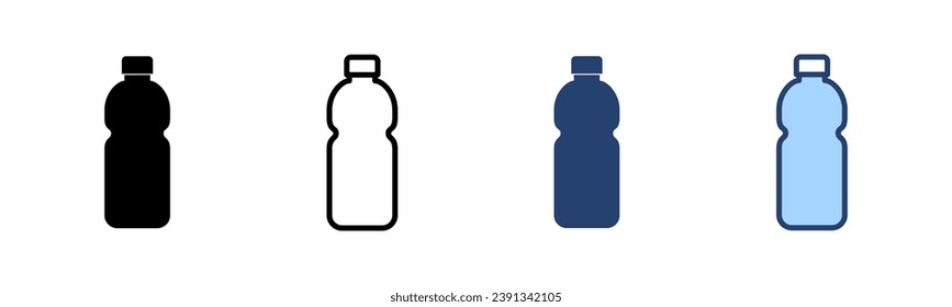 Bottle icon vector. bottle sign and symbol