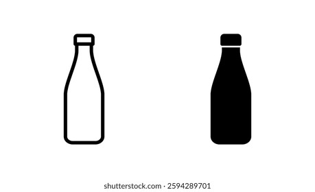 Bottle icon vector. bottle sign and symbol