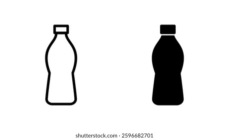 Bottle icon vector. bottle sign and symbol