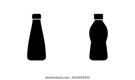 Bottle icon vector. bottle sign and symbol