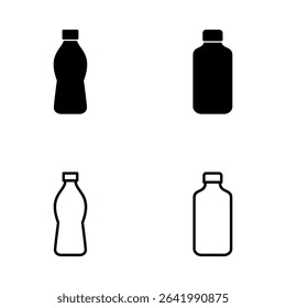 Bottle icon vector. bottle sign and symbol