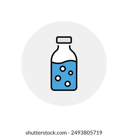 Bottle icon vector stock illustration