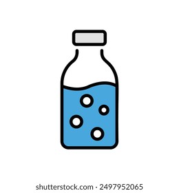 Bottle icon vector stock illustration