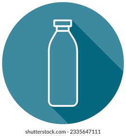bottle icon vector template illustration logo design