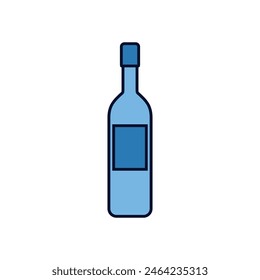 Bottle Icon Vector Template Illustration Design