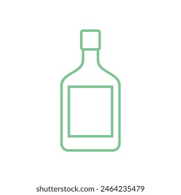 Bottle Icon Vector Template Illustration Design