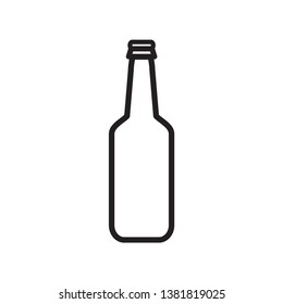bottle icon vector trendy flat design 