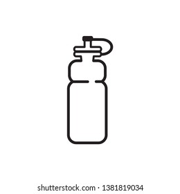 bottle icon vector trendy flat design 