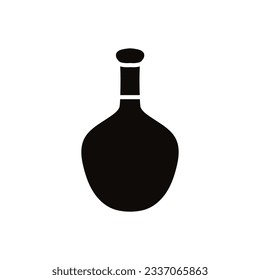 Bottle icon vector. Bottle for water illustration sign. Bottle of alcohol symbol or logo.