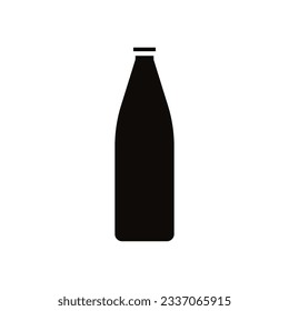 Bottle icon vector. Bottle for water illustration sign. Bottle of alcohol symbol or logo.