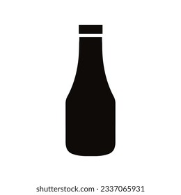 Bottle icon vector. Bottle for water illustration sign. Bottle of alcohol symbol or logo.