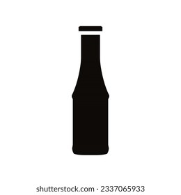 Bottle icon vector. Bottle for water illustration sign. Bottle of alcohol symbol or logo.