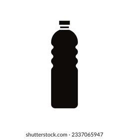 Bottle icon vector. Bottle for water illustration sign. Bottle of alcohol symbol or logo.