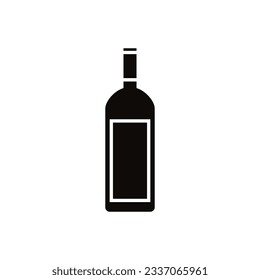 Bottle icon vector. Bottle for water illustration sign. Bottle of alcohol symbol or logo.