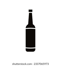 Bottle icon vector. Bottle for water illustration sign. Bottle of alcohol symbol or logo.