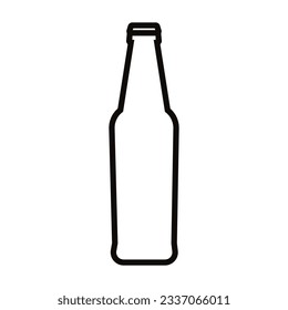 Bottle icon vector. Bottle for water illustration sign. Bottle of alcohol symbol or logo.