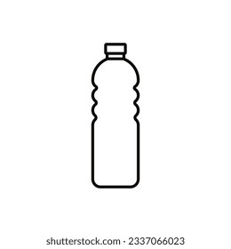 Bottle icon vector. Bottle for water illustration sign. Bottle of alcohol symbol or logo.