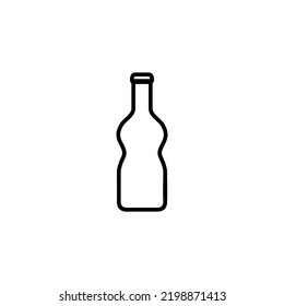 Bottle icon vector for web and mobile app. bottle sign and symbol