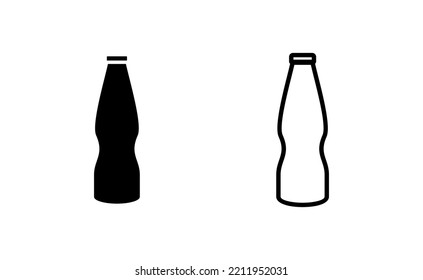 Bottle icon vector for web and mobile app. bottle sign and symbol