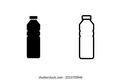 Bottle icon vector for web and mobile app. bottle sign and symbol