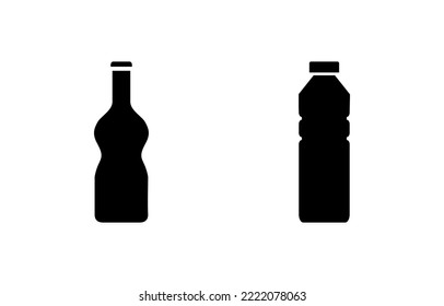 Bottle icon vector for web and mobile app. bottle sign and symbol