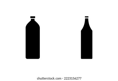 Bottle icon vector for web and mobile app. bottle sign and symbol