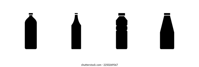Bottle icon vector for web and mobile app. bottle sign and symbol