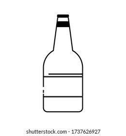 bottle icon White background vector