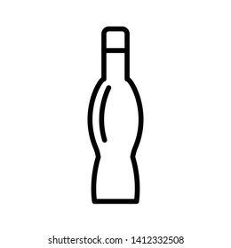 Bottle icons veector design template