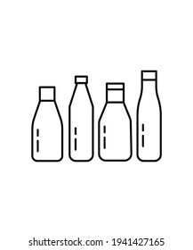 bottle icon,vector best line icon.