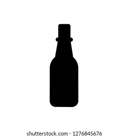 Bottle icon,vector illustration. Flat design style. vector bottle icon illustration isolated on White background, bottle icon Eps10. bottle icons graphic design vector symbols.