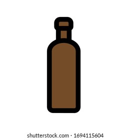 Bottle icon,vector illustration. Flat design style. vector bottle icon illustration isolated on White background, bottle icon Eps10. bottle icons graphic design vector symbols.
