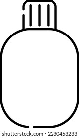 Flaschenabdruck (schwarz-weiß)