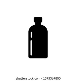 bottle illustration icon logo design template
