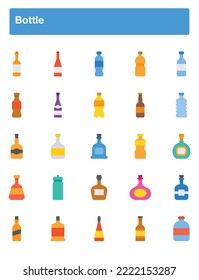 Bottle Illustration Pack for Web Design, Poster, Brochure, Printing, Advertisement, etc.