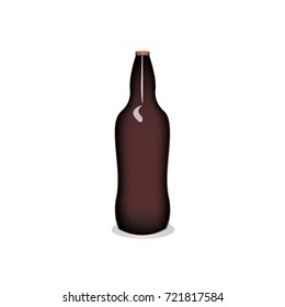 Bottle isolated on white.
