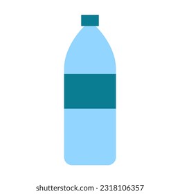 Ilustración del diseño del elemento escolar del elemento de la botella