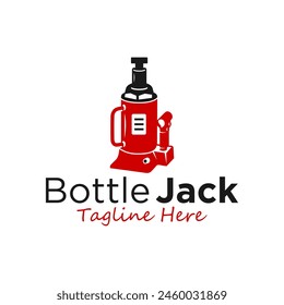 diseño de logotipo de ilustración de jota de botella