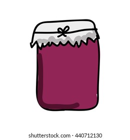 bottle jam  isolated icon design