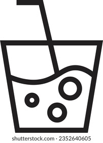 Bottle Juice Milk Outline Icon