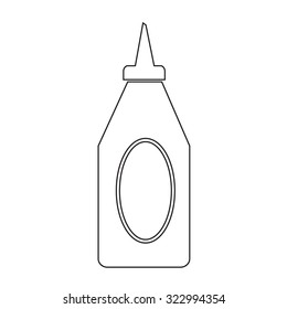 bottle ketchup icon