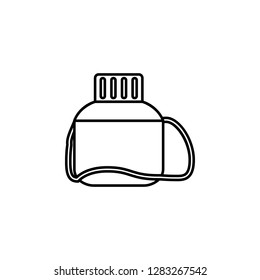 bottle, kids plastic bottle,  icon. Element of kitchen utensils icon for mobile concept and web apps. Detailed bottle, kids plastic bottle,  icon can be used for web and mobile