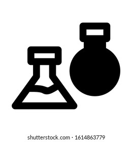 Bottle Lab icon isolated sign symbol vector illustration - high quality black style vector icons
