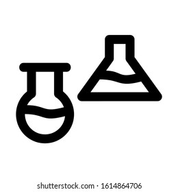 Bottle Lab icon isolated sign symbol vector illustration - high quality black style vector icons
