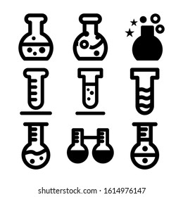 Bottle Lab icon isolated sign symbol vector illustration - Collection of high quality black style vector icons
