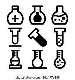 Bottle Lab icon isolated sign symbol vector illustration - Collection of high quality black style vector icons

