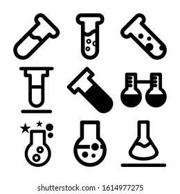 Bottle Lab icon isolated sign symbol vector illustration - Collection of high quality black style vector icons

