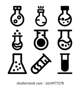 Bottle Lab icon isolated sign symbol vector illustration - Collection of high quality black style vector icons
